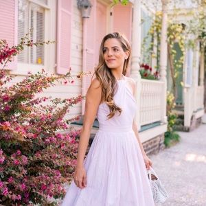 Gal Meets Glam Dress! Size 6 Pink & White! Excellent Condition! Only worn once!